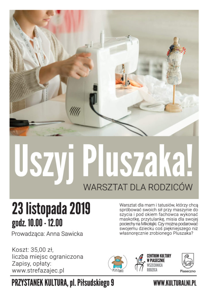 Warsztat dla rodziców Uszyj Pluszaka!