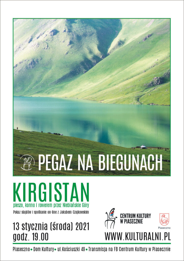 Plakat wydarzenia Pegaz na biegunach. Kirgistan