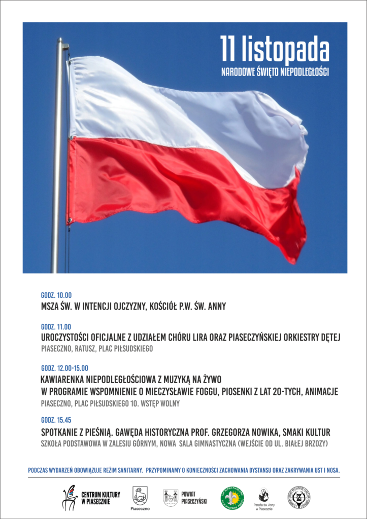 Plakat wydarzenia Narodowe Święto Niepodległości 