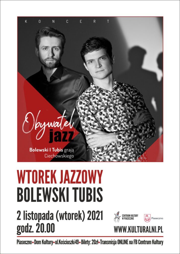 Plakat wydarzenia Wtorek Jazzowy. Obywatel Jazz 