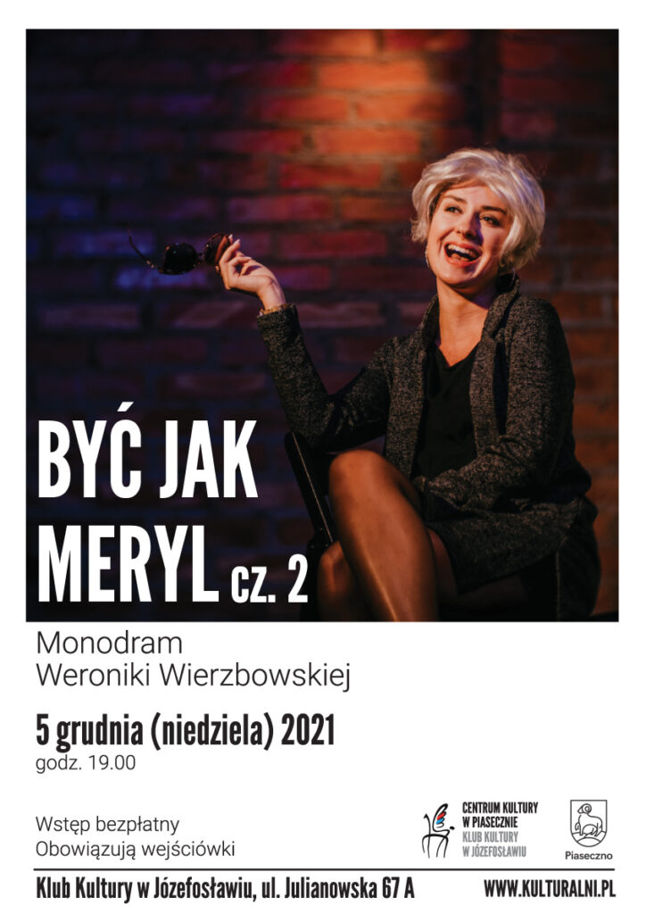Plakat wydarzenia Być jak Meryl cz. 2 
