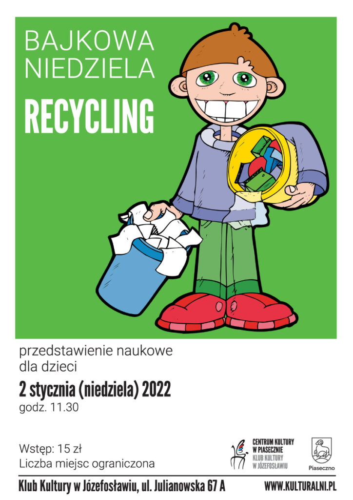 Plakat wydarzenia Bajkowa niedziela. Recykling 