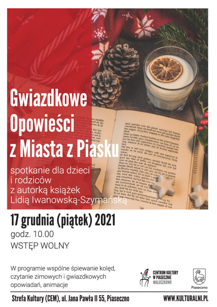 Plakat wydarzenia Gwiazdkowe Opowieści z Miasta z Piasku 