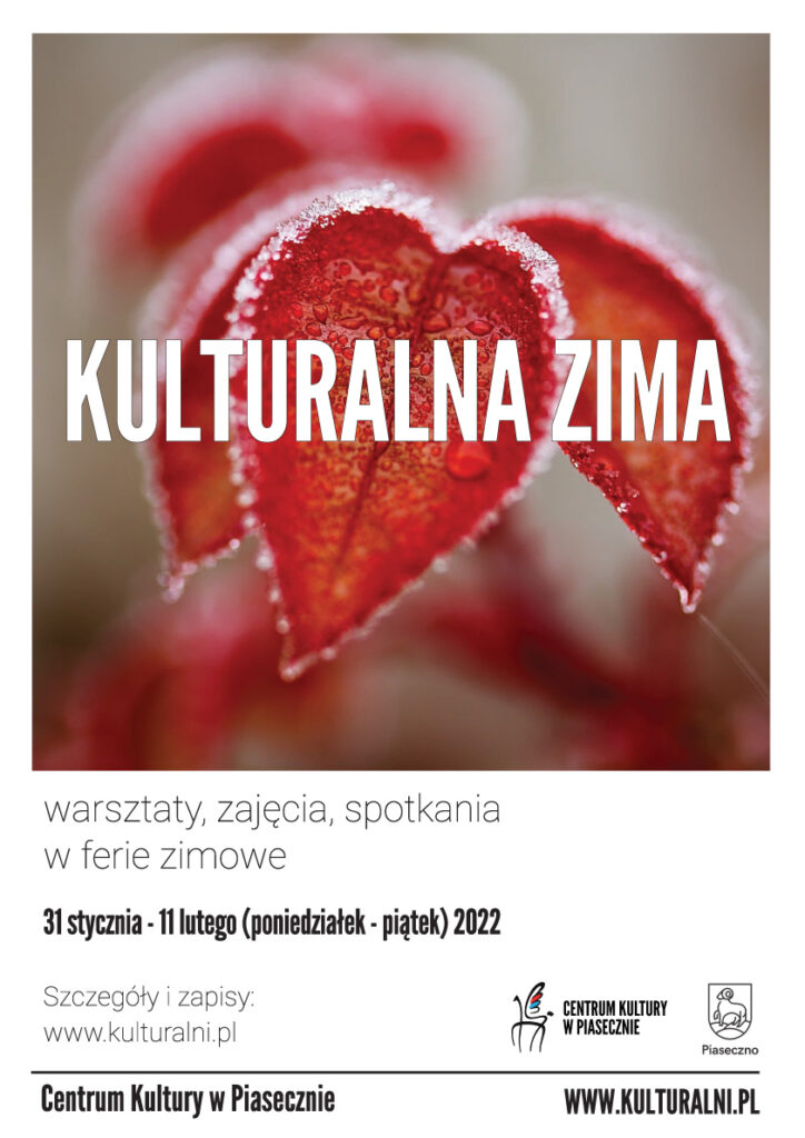 Plakat nowiny Kulturalna Zima