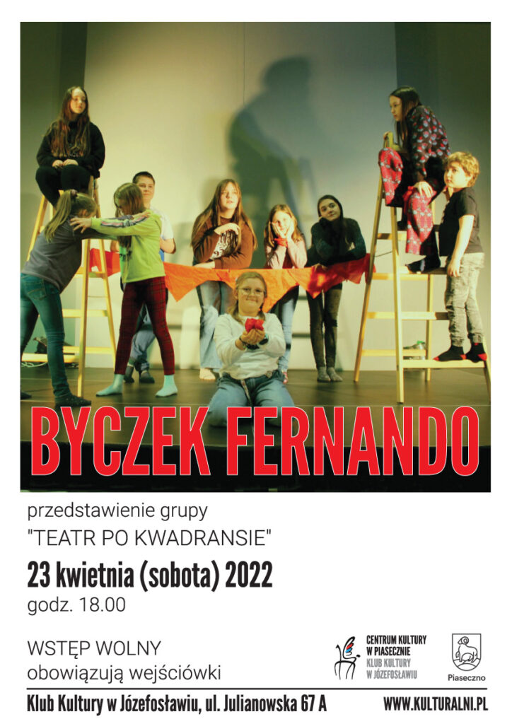 Plakat wydarzenia Byczek Fernando 