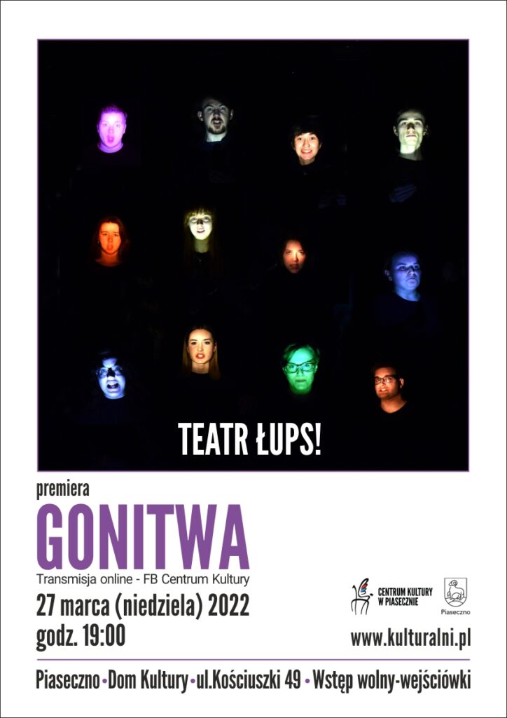 Plakat wydarzenia Teatr łups - Gonitwa 