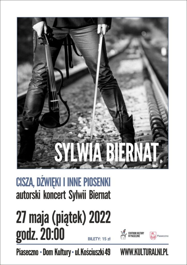 Plakat wydarzenia koncert Sylwii Biernat