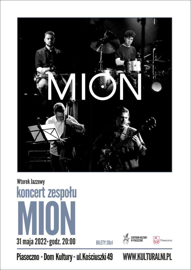 Plakat wydarzenia Wtorek Jazzowy. MION