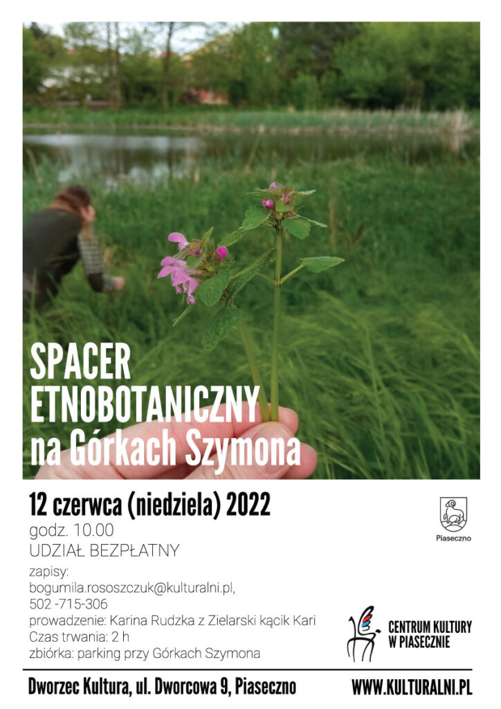 Plakat wydarzenia Spacer Etnobotaniczny