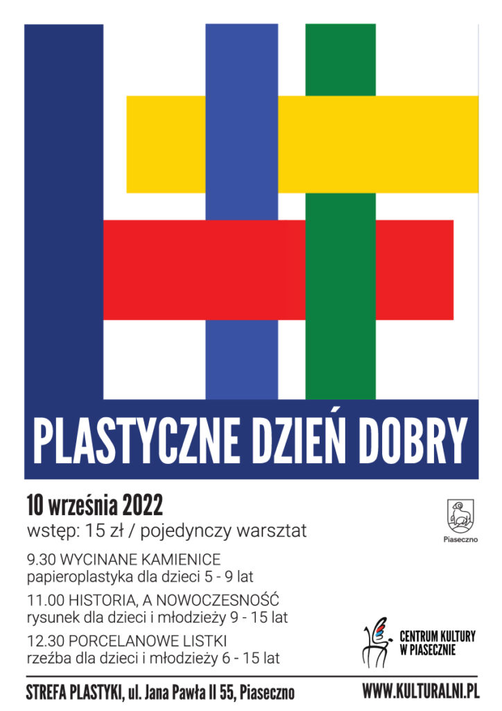 Plakat wydarzenia Plastyczne Dzień DObry