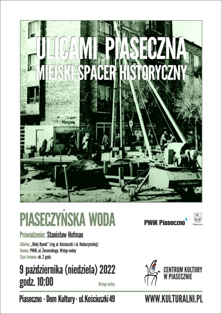 Plakat wydarzenia Ulicami Piaseczna 