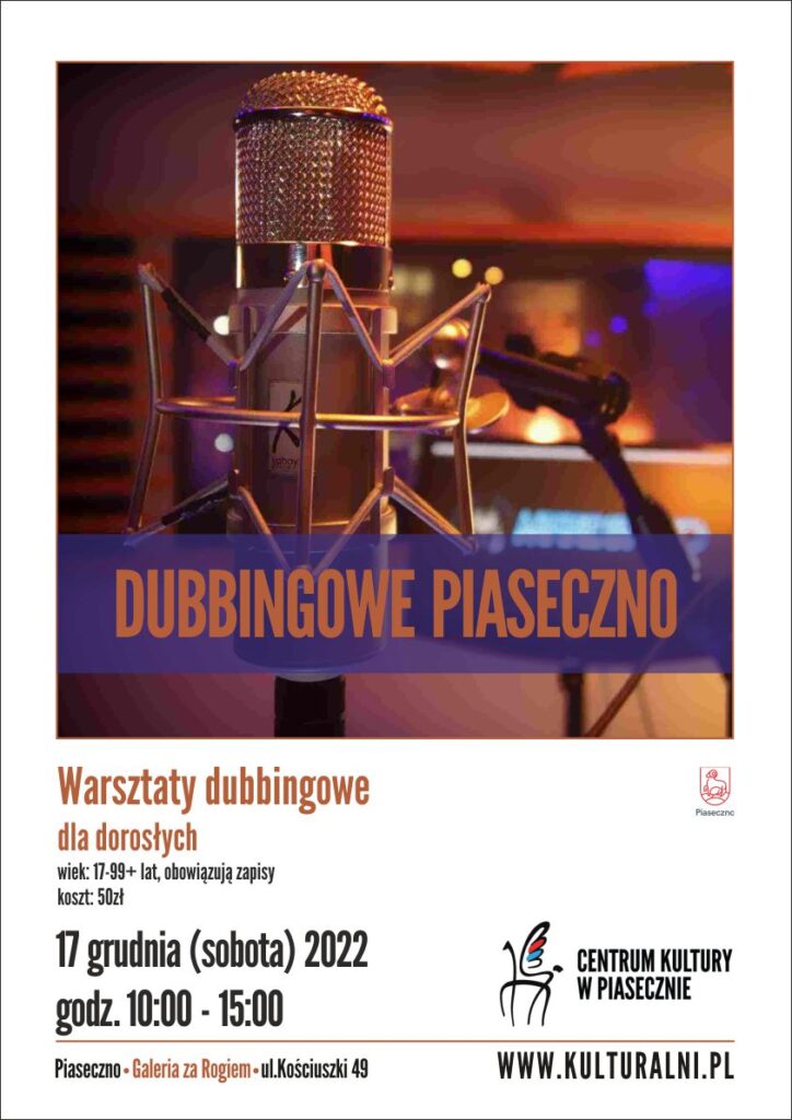 Plakat wydarzenia Dubbingowe Piaseczno