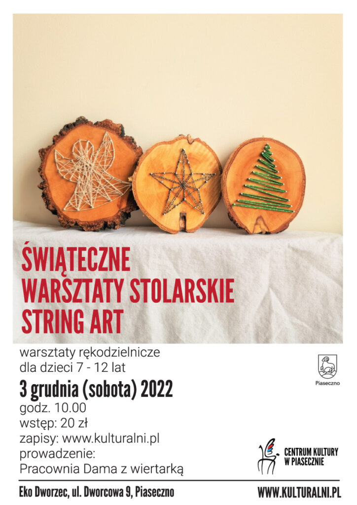 Plakat wydarzenia Warsztaty stolarskie