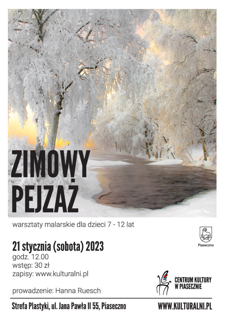 Plakat wydarzenia Zimowy pejzaż