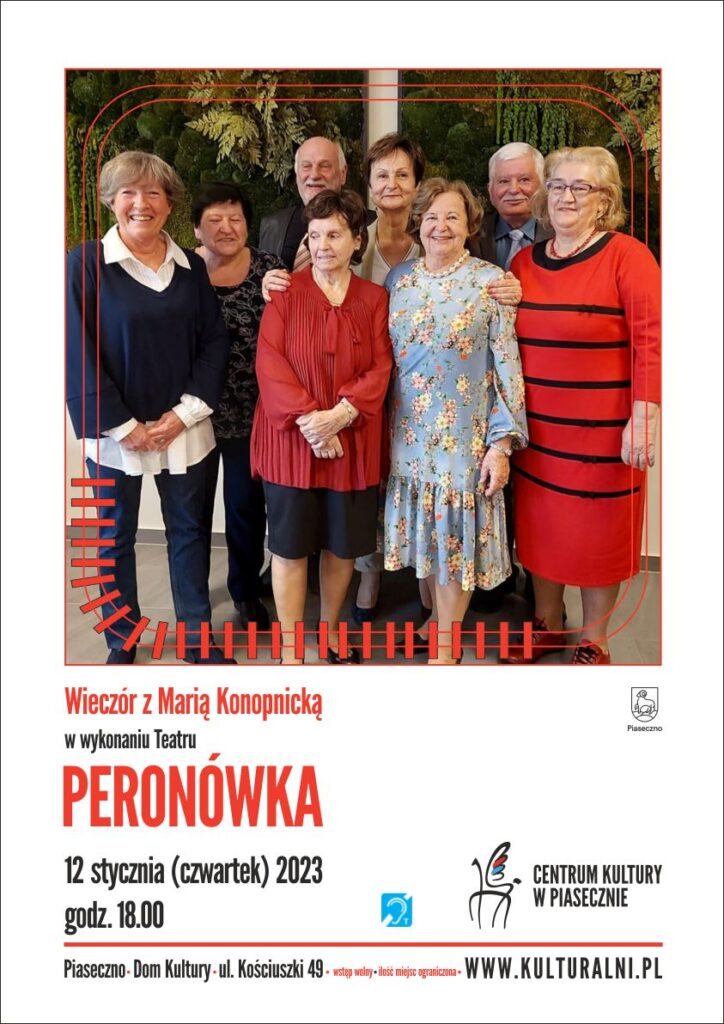 Plakat wydarzenia Peronówska