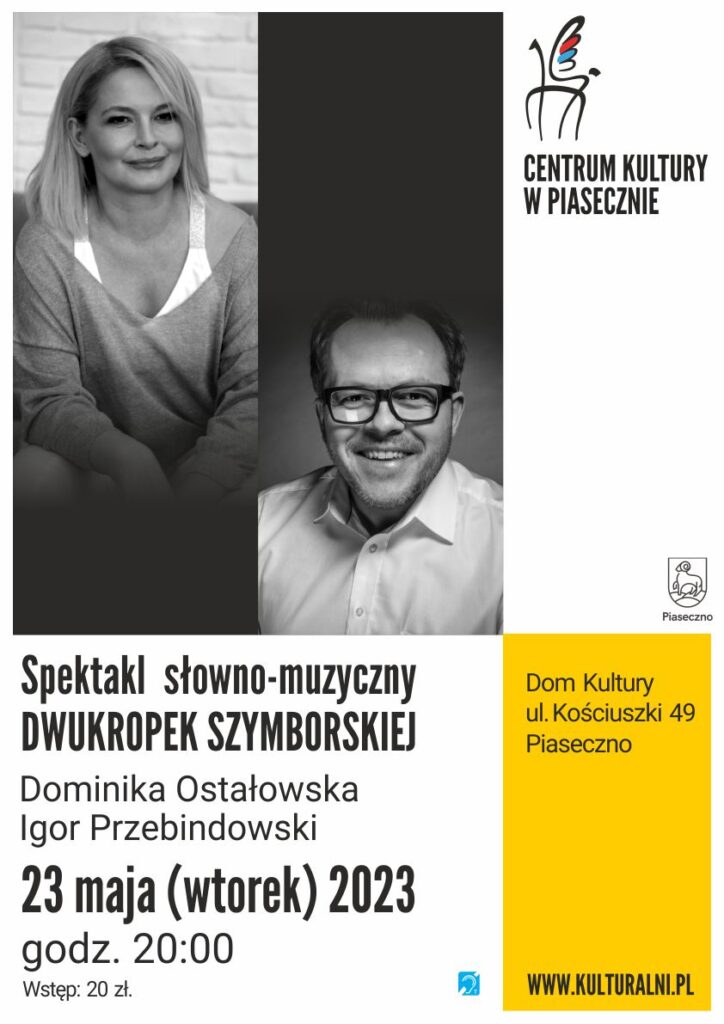 Plakat wydarzenia Dwukropek Szymborskiej