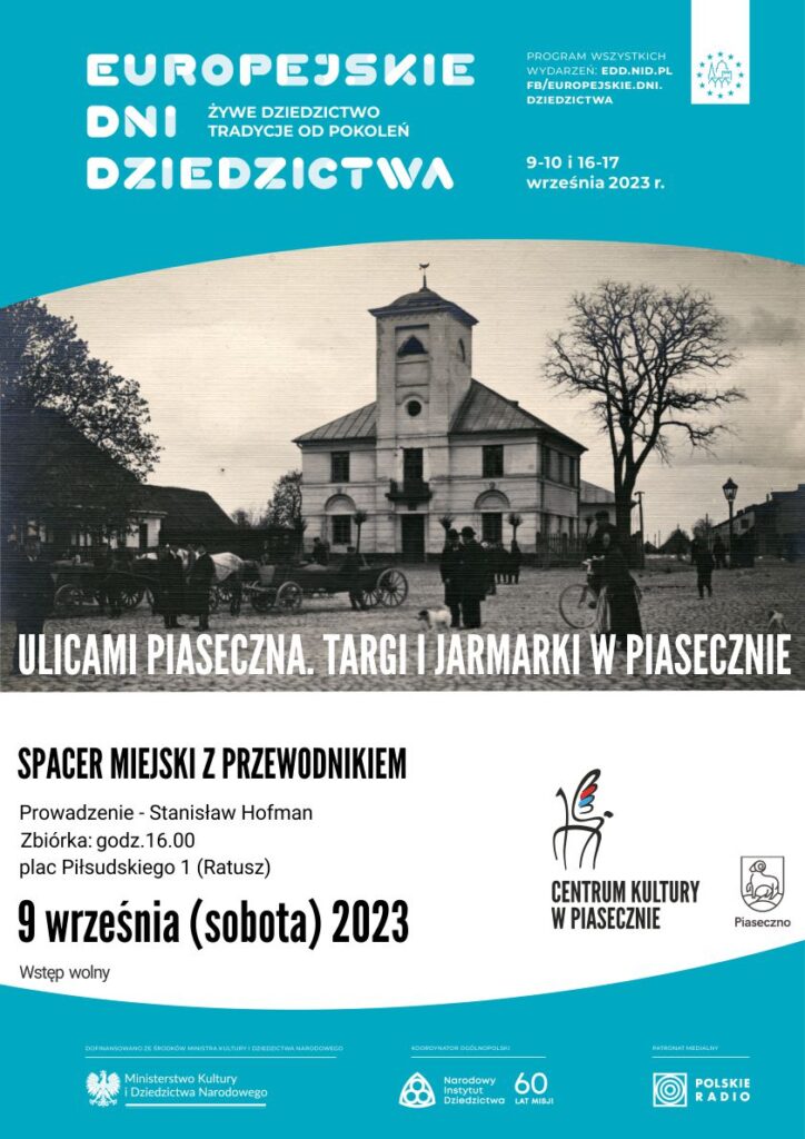 Plakat wydarzenia Ulicami Piaseczna