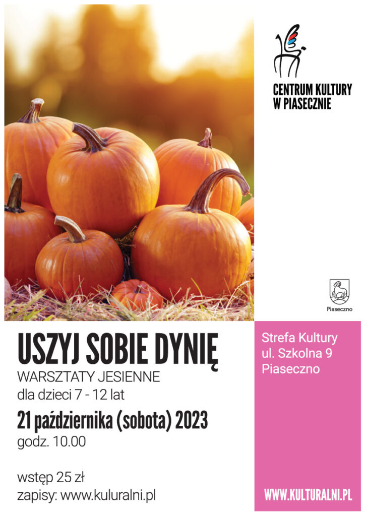 Plakat wydarzenia Uszyj sobie dynię