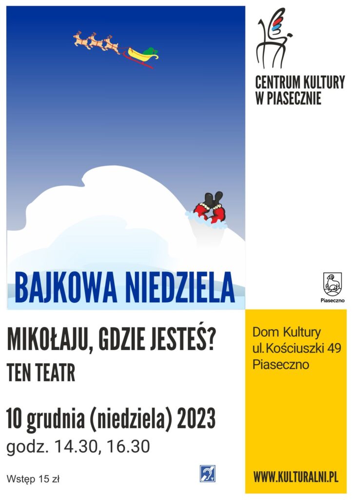 Plakat wydarzdenia Bajkowa Niedziela