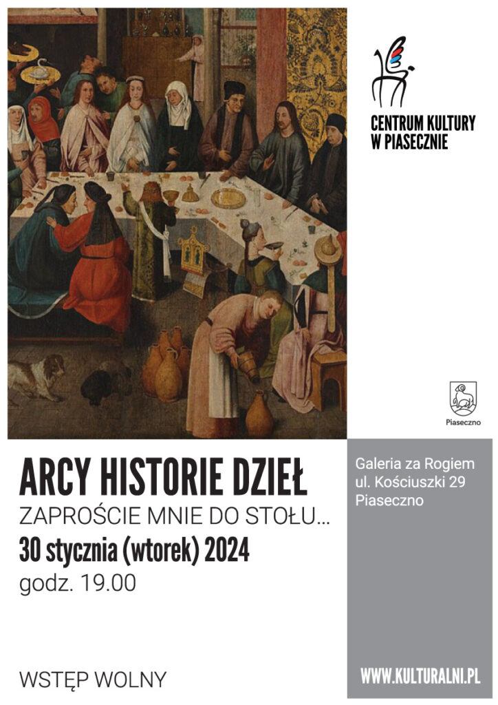 Plakat wydarzenia Arcy historie dzieł
