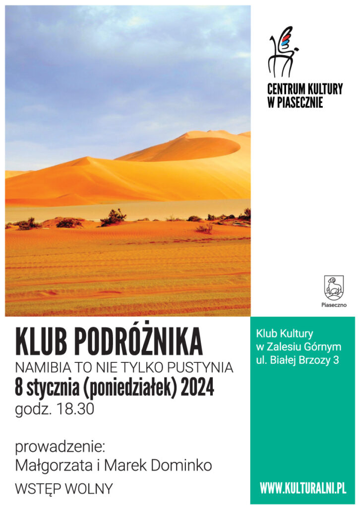 Plakat wydarzenia Klub Podróżnika