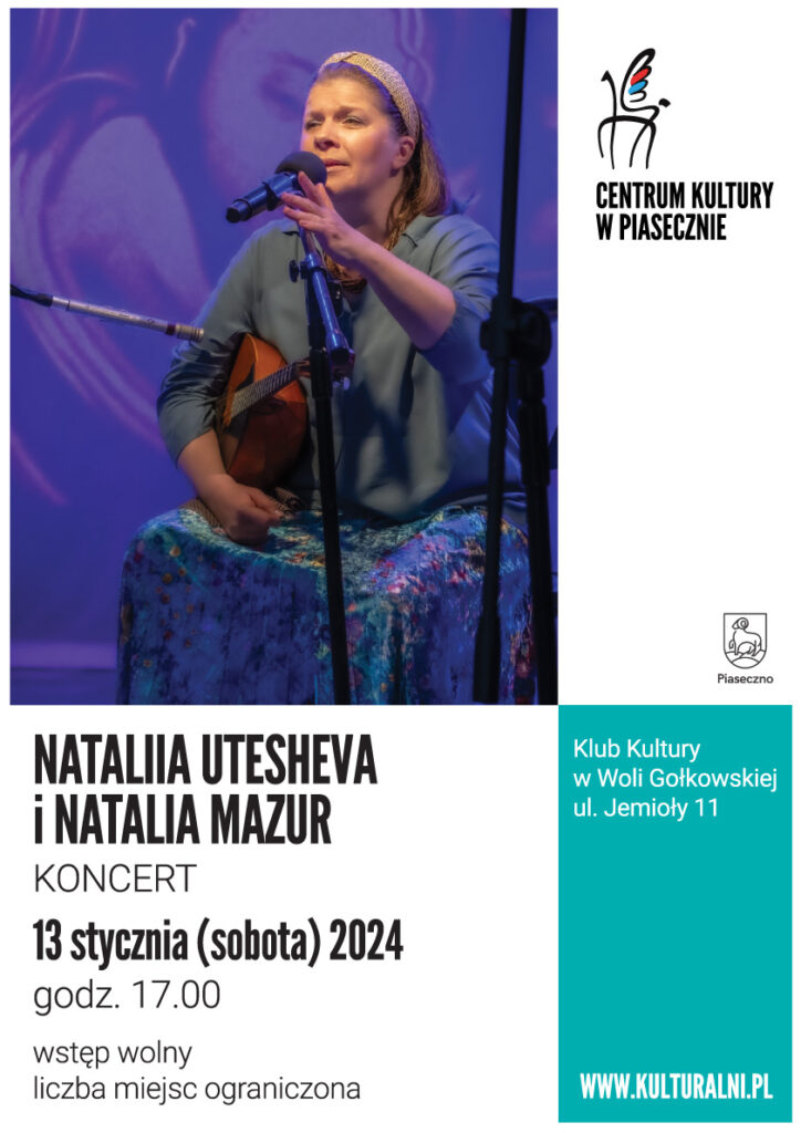 Plakat wydarzenia Natalia Utesheva koncert
