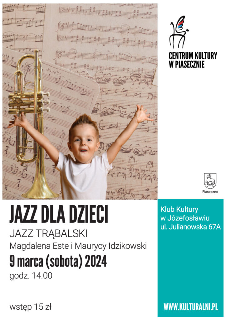 Plakat wydarzenia Jazz dla dzieci
