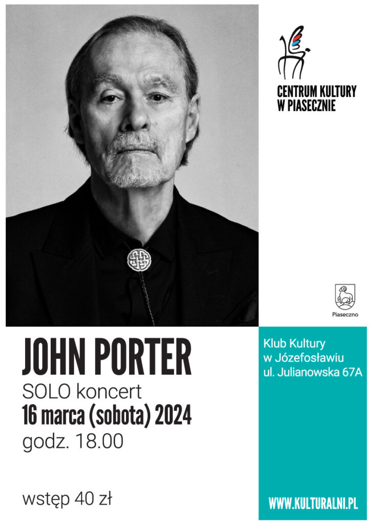 Plakat wydarzenia John Porter