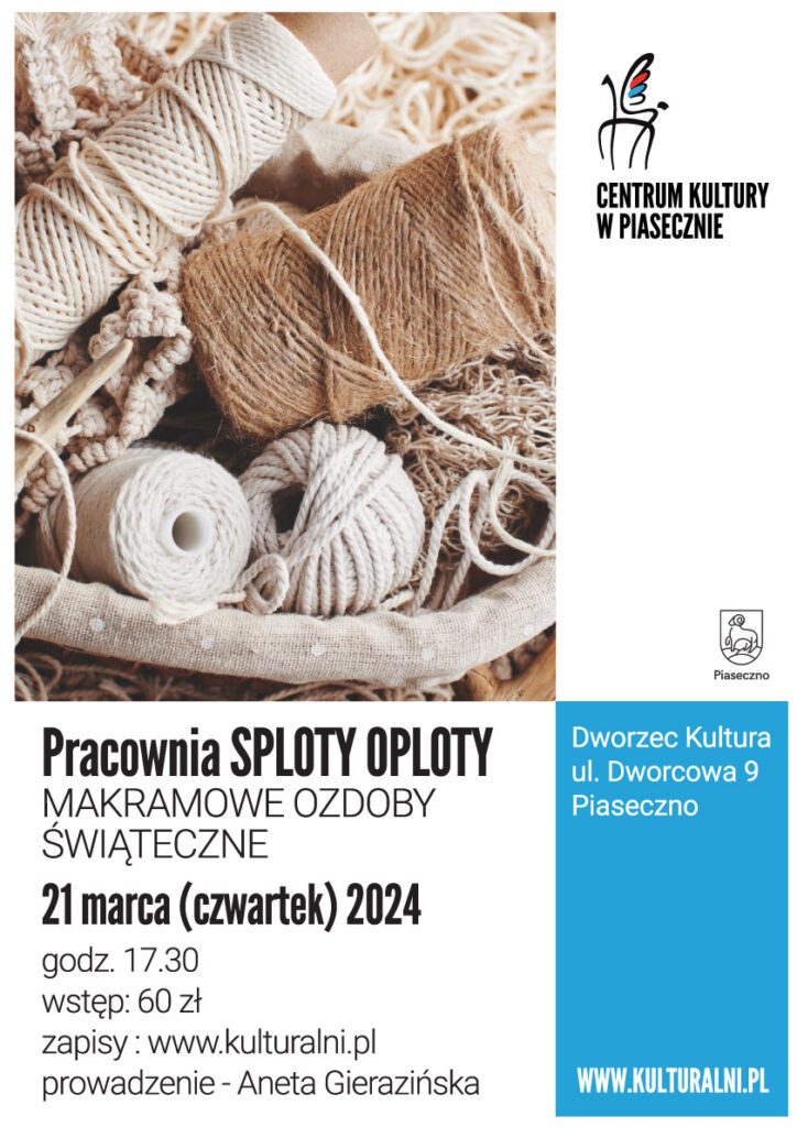 Plakat wydarzenia Pracownia Sploty Oploty!