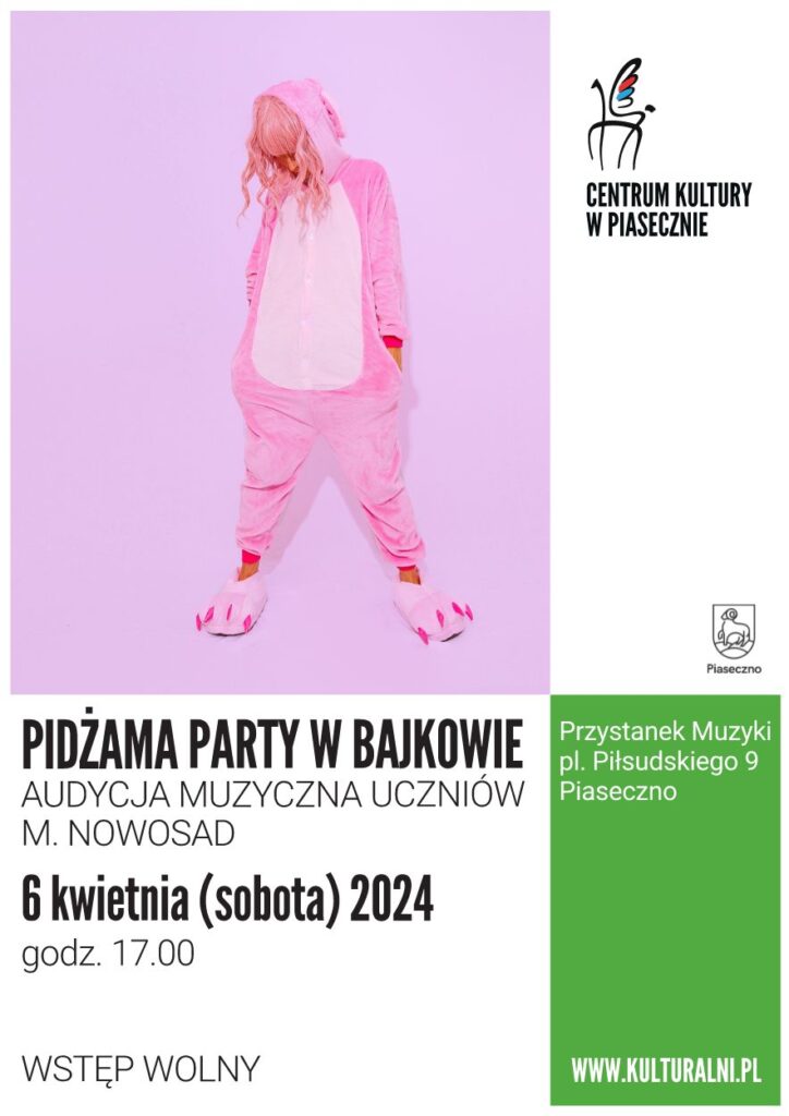 Plakat wydarzenia Pidżama party