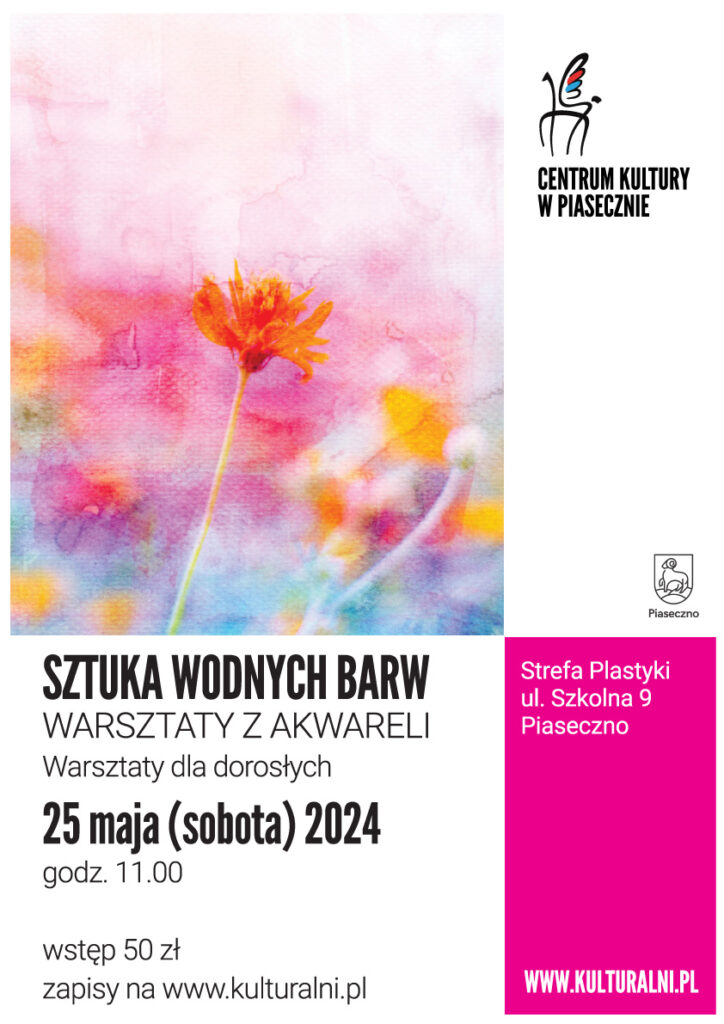 Plakat wydarzenia Sztuka wodnych barw