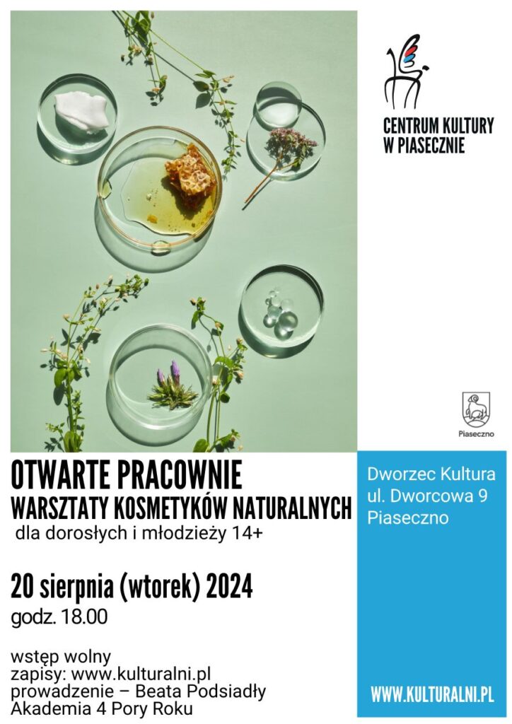 Plakat wydarzenia Kosmetyki naturalne