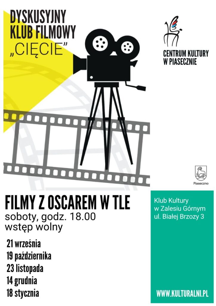 Plakat wydarzenia Dyskusyjny Klub Filmowy