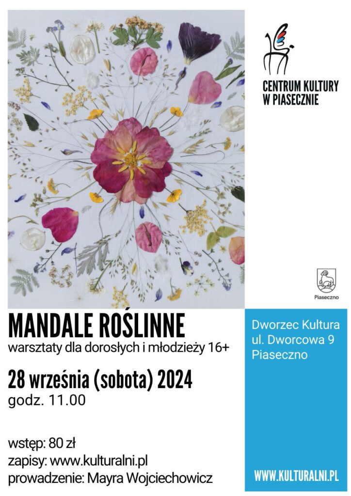 Plakat wydarzenia Mandale roślinne