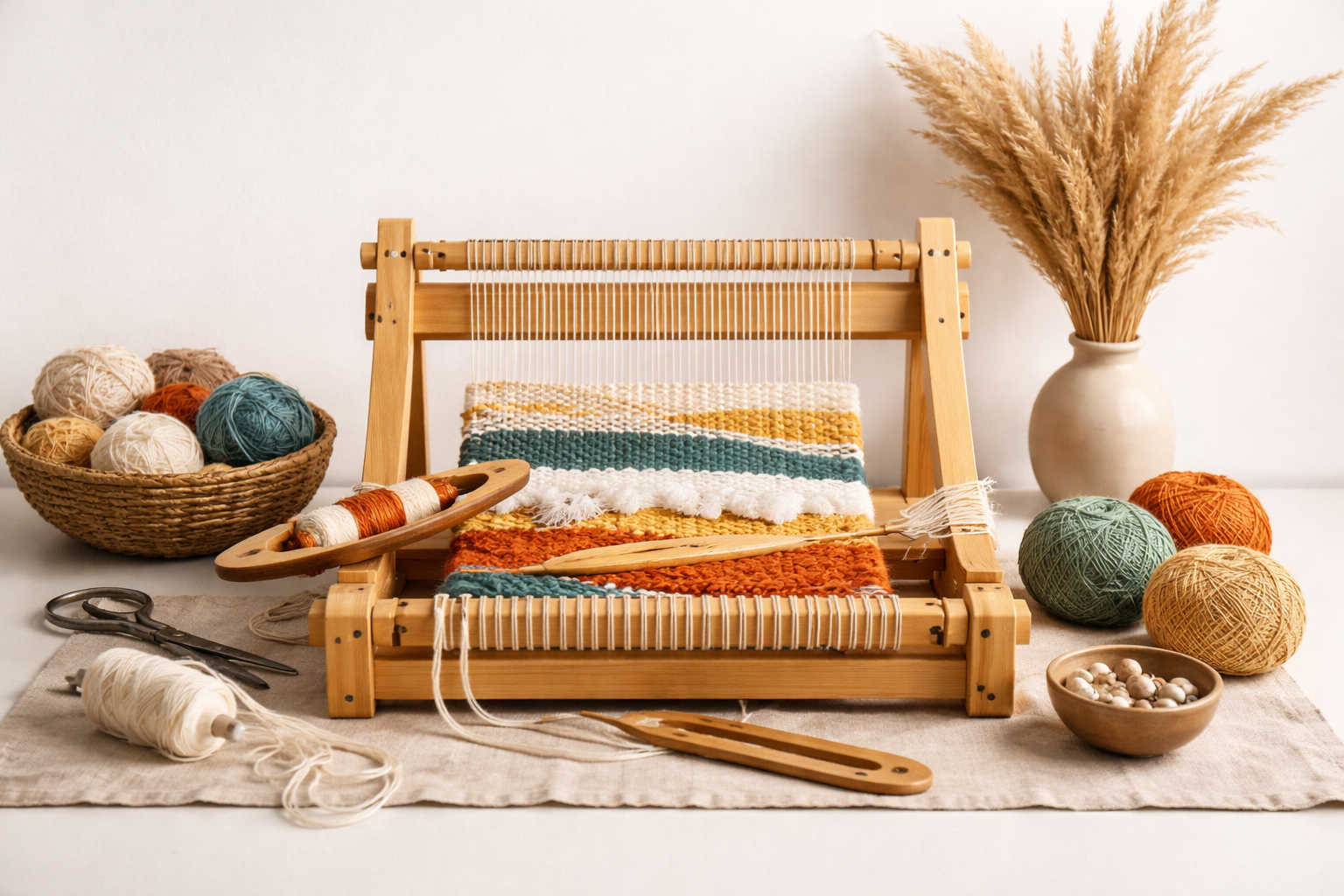 Tkanie i barwienie tkanin